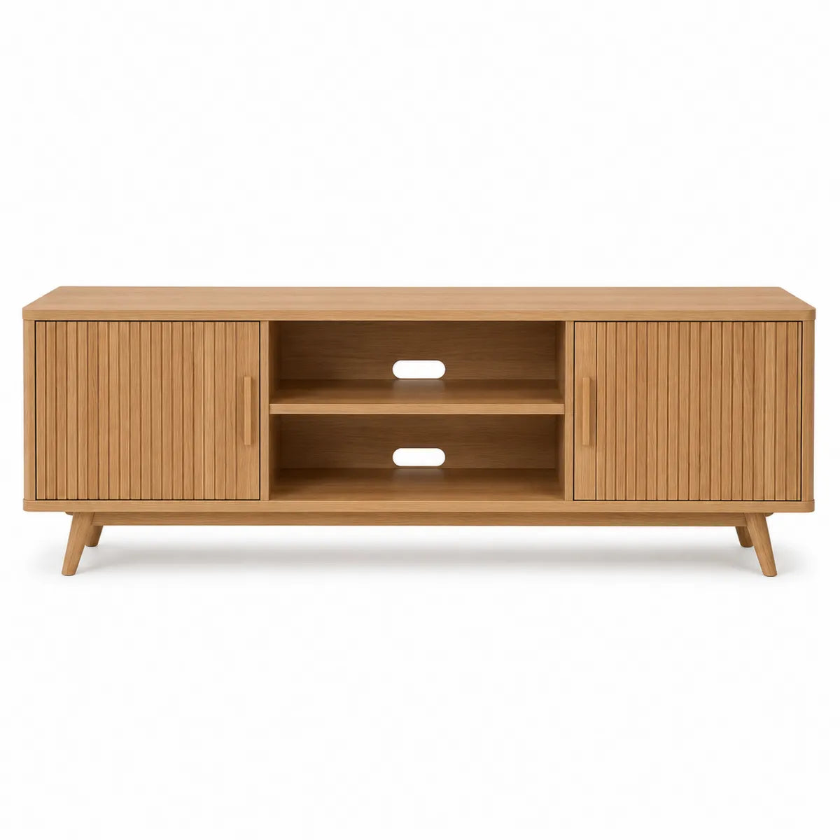 Szafka RTV z drewna bambusowego 150x45x50 cm