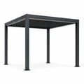 Aluminiowy pawilon ogrodowy 300x300x250 cm antracytowy